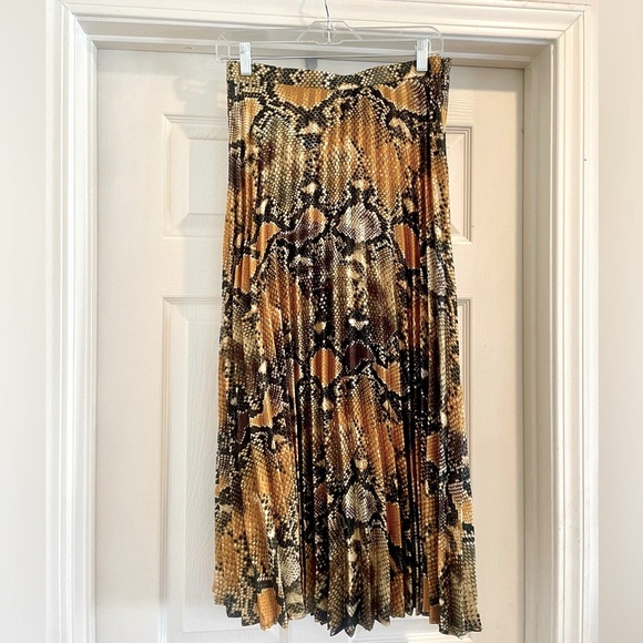 Haute Monde Snakeskin Maxi Skirt - Picture 2 of 5